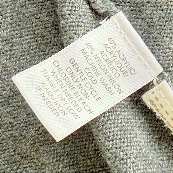 Lou & Grey Womens Cardigan Sweater Top Longsleeve Pockets Grey Casual Soft XS - Picture 3 of 3